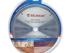 Диск пильный по ламинату BELMASH 255x3,2/2,2x30 100T - фото 3
